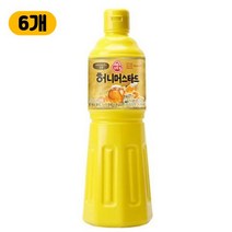 포장용 업소용 맛있는 소스 허니머스타드 1 050g 오뚜기, 6개
