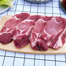 [소잡는구선생]국내산 한돈1+등급 냉장 목살 500g/1kg 돼지목살 캠핑고기, 목살500g