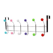 못박지않는 튼튼한 문 도어 행거 옷걸이 문짝옷걸이, 1개