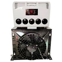 무시동 에어컨 12v 24v 차박 캠핑카 버스 트럭 개조, 12v 블랙