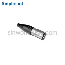 암페놀 AC3MMGJ 3핀 납땜용 XLR(Male)커넥터