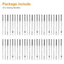 50-200 Assorted Home 재봉틀 미싱 Needles Craft for Brother Janome Singer 도구, 50PCS