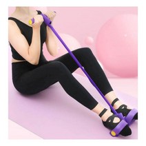 여성 홈트 헬스 요가 튜빙 밴드 페달 로프 운동 기구-72394EA jhhula*098879581OW, 퍼플
