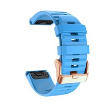 Garmin Fenix 6s Pro 5s Plus 7s 스트랩 팔찌 20mm 실리콘 시계 밴드 하강 Mk Instinct 2S D2 Delta S QuickFit Correa, Blue, For Fenix 6S Pro