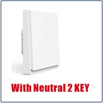 보일러 온도조절기 각방 난방 2022 Aqara E1 스마트 벽 버전 Xiaomi 무선 Zigbee One Mi APP 샤오미 원격, 03 With Neutral 2 KEY