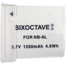 일본직발송 2. [STR] 최신 IC 칩 탑재 캐논 NB-6LNB-6LH 대용량 호환 배터리 팩 충전지 순정 충전기로 충, One Size, One Color