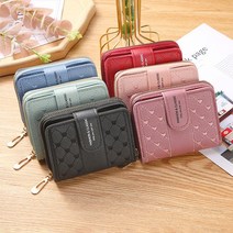여성 지갑 Short Wallet For Women 2023 Fashion Simple New Large Capacity Versatile Heart Color Clutch Zip