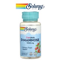 솔라레이 D-Mannose디만노스 크랜베리 비타민씨 아스코르브산 1000mg 60베지캡슐