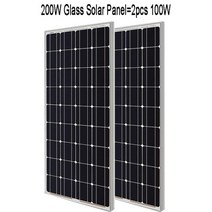 가정용태양광발전설치비용 유리 300w 400w 단결정 1pcs 단단한 전원 120w, 협력사, 200w 유리 패널