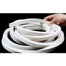 발포 고무 실리콘 스폰지 스트립 스폰지사각패킹 흰색, 10mmx10mm(1미터 가격)