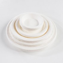 일회용 무지 종이접시 10매입 10/14/18/20/23cm 파티접시, 무지 종이접시 20cm
