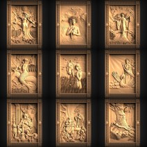 9s 3d STL CNC 라우터 3D 프린터 영웅 신화 릴리프 형식 Artcam Aspire Cut3D 인어/나무/, 한개옵션0