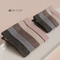 바다팩토리 코튼 헤어핀 면리본 집게핀 5컬러