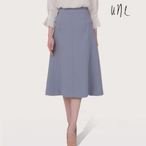 윈 UNE절개플레어미디스커트