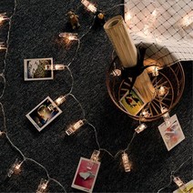 특별한이벤트 사진걸이 LED 조명집게 3M 이벤트준비 결혼식
