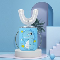 가성비어린이용 전동 칫솔 만화 패턴 360 도 U 모양 음파 충전식 IPX7 방수, 07 7-15 toothbrush