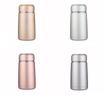 350ML 써모스 보온병 휴대용 병 스테인레스 스틸 절연 컵 논슬립 바닥 절연 컵, 금