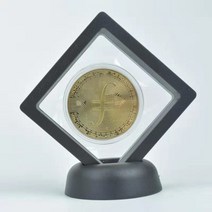 동전수집 희귀뜨거운 비트 코인 리플 코인 와우 도지 코인 기념주화 옛날동전 36, 골드 FIL 블랙