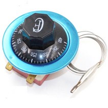 220V 16A 오븐 부품 온도 조절기 제어 50400 ℃ 07 미터 6X40 센서 포함, 한개옵션0