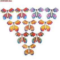 마술도구 빈 손을 가진 마술 나비 비행 카드 510 개 결혼식 소품 트릭 야외 색상 랜덤, 10pcs color random