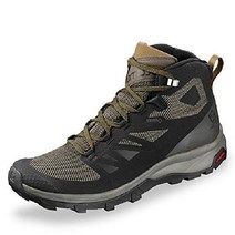 미국직구 Salomon Outline 남성용 Mid Gore-TEX 하이킹 부츠 프로스트 그레이/블랙/합금 10.5