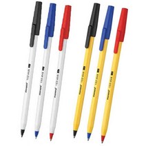 모나미 153 스틱 볼펜 12입 유성 1타스 청 흑 모나미 국민볼펜 스틱 1다스 싼볼펜 1타 12개 monami pen 15, 1.0 흑