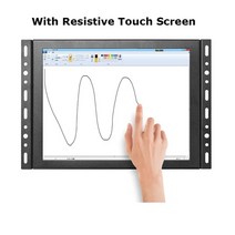 av bnc vga hdmi 인터페이스가있는 8 인치 4:3 1024x768 오픈 프레임 lcd 터치 스크린 디스플레이 컴퓨터 모니터, 저항성 터치