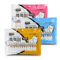 토퍼 태비타퍼 짜먹는 고양이 영양간식 태비 쭉쭉이 10g 20개 3개 세트 타퍼 대용량츄르 가성비 간식, 각1종