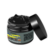 가정용 가죽 수리 키트 50g 수지 수리 액체 크림 자동차 시트 소파 가죽 제품 스크래치 복원, 검은색