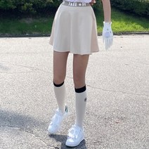 여성골프 양말 로즈 까멜리아 기능성 니삭스 발목양말 스포츠 데일리, 블랙