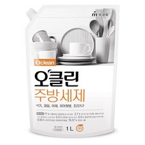 무궁화 오클린 주방세제 리필1L1개, 상세페이지 참조