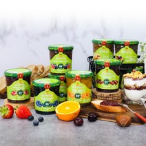 프로방스 유기농 딸기 블루베리 오렌지 무화과 체리 솔티드버터 체스넛 잼 스프레드 350g, 체스넛(밤)