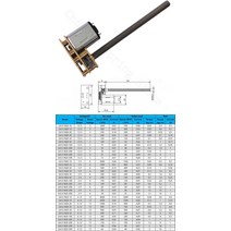 소형정밀감속기 DC 6V 금속 기어 모터 30 - 2000RPM 저속 마이크로 박스 감속기 M4 스레드 역방향 출력 샤, 10 DC6V 300RPM