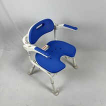 노인 환자 목욕의자 IU 욕실의자 접이식 높이조절 목욕탕 샤워 의자 노인 장기요양 복지용구 실버용품 요양등급 어르신용품, 노인장기요양등급 할인구매(본인부담금 15%), 블루, 1개
