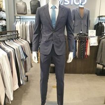 이랜드 [에스티코][에스티코] [BLACK]MARLANE S/PATTERN 네이비 정장세트 73QASSJSAN_ 청주점