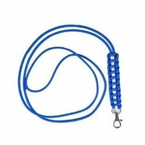 Paracord 서바이벌 랜야드 넥 스트랩 키 배지 및 신분증 MP3s 아이폰 휘슬 USB 드라이브 등., Blue/White
