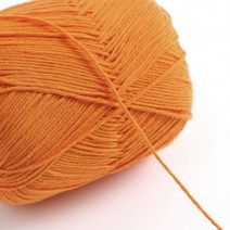일상공방 코튼 뜨개질실 2p세트(오렌지), 1개