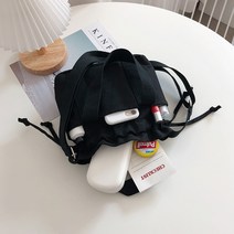 담찌마켓 2col 캔버스 복조리 크로스백 mto30
