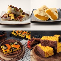 초록초록팜 단호박인절미 통팥시루떡 모듬설기떡 외 골라담기 5종택 1, 통팥찰시루떡1kg 15개