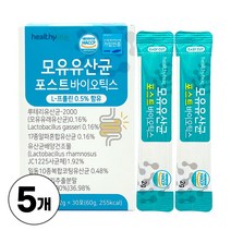 모유유산균 포스트바이오틱스 락토바실러스 가세리 람노서스 루테리 L 프롤린 함유, 60g, 60g, 5개