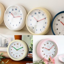 잇츠모던 예쁜 무소음 파스텔 벽시계 아이방 아기방 시계+건전지, 민트