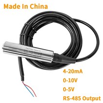 에어레귤레이터 수위 트랜스미터 5M 10M 20M 액체 레벨 센서 420mA 010V RS485 측정기 변환기, 71.2M Range 8M Cable - 420mA O