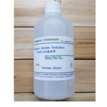 오피스안 구연산나트륨용액10% Sodium Citrate Sol(C6H5Na3O7) 화)450ml 시약