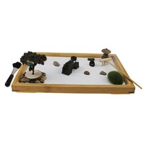 일본 젠가든 모래 정원 Zen Garden 책상 미니 샌드 박스 장난감 힐링 ASMR