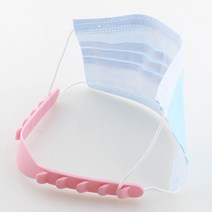 마스크 넥 고정 밴드 후크 귀 통증 방지 실리콘핑크