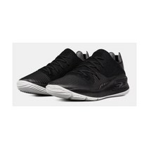 Under Armour 언더아머 UA STEPH CURRY 4 로우 슈즈 골든 스테이트 워리어스 희귀 스니커즈 블랙
