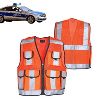 교통 안전 경찰조끼 배달용 경비원 반사조끼 야광, XL