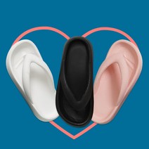 [슈플랜]말랑쿠션 경량 플립플랍 쪼리 3cm 3color-8012