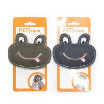 [도그씨] 강아지장난감 오가닉개구리 x3개 애견장난감, 상세 설명 참조