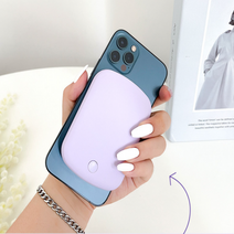 맥세이프보조배터리 삼성보조배터리 무선 애플 10000mAh 흡착식, 화이트
